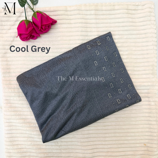 Pull-Up Jersey Hijab - Cool Grey