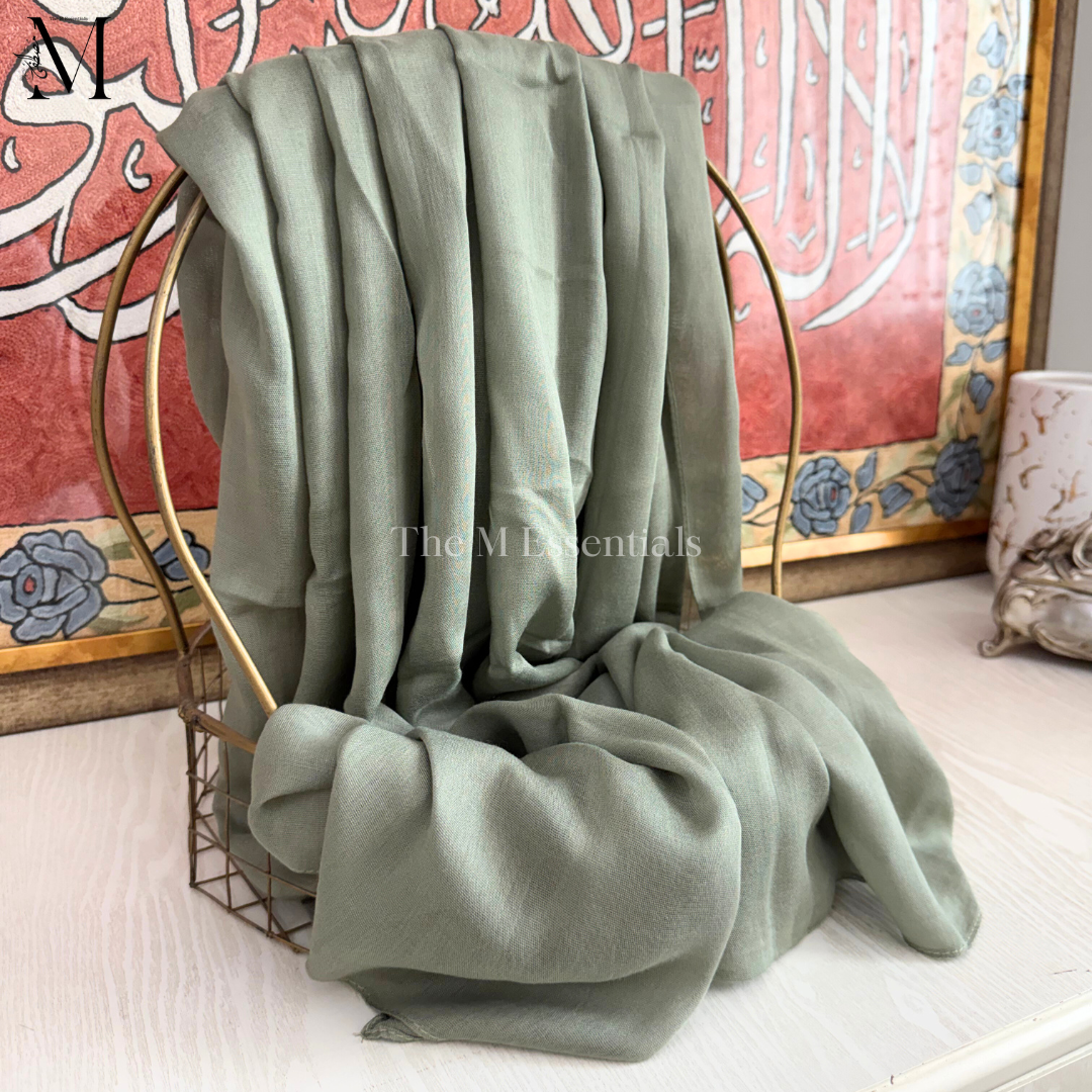 Turtle Green Modal Hijab XL
