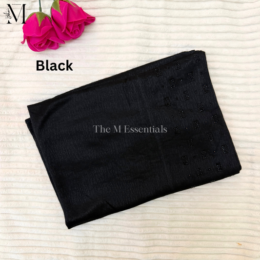 Pull-Up Jersey Hijab - Black