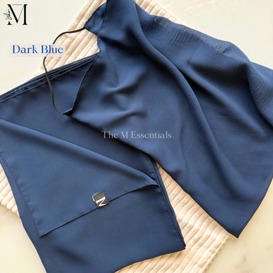 Dark blue niqab hijab set UAE