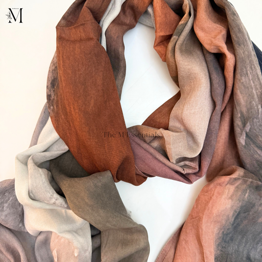 Printed Modal Hijab - Volcano