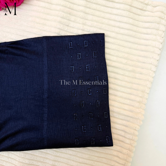 Pull-Up Jersey Hijab - Dark Blue