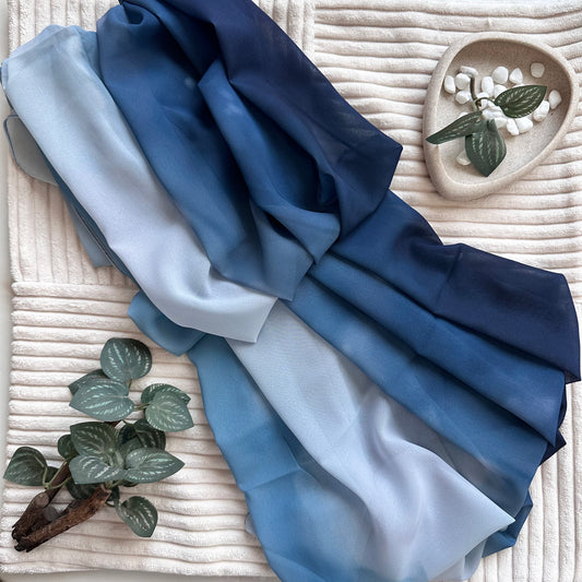 Ombre Chiffon Hijab