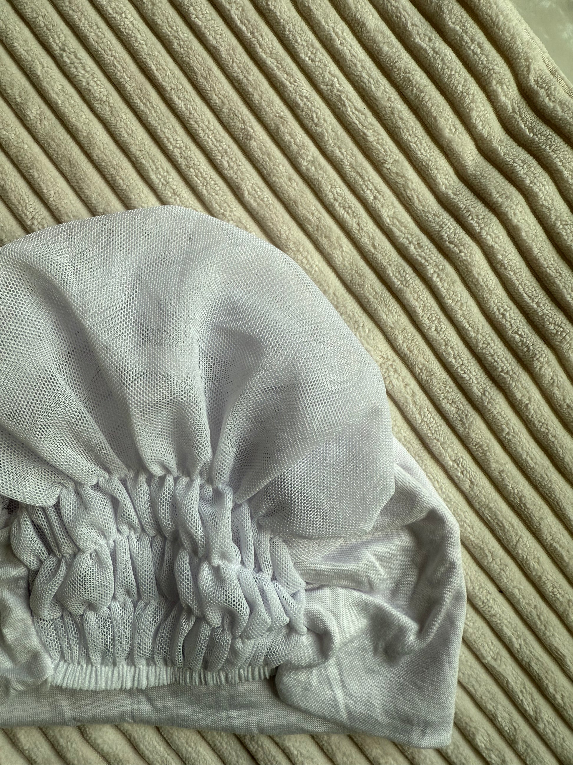 White Mesh Hijab Cap | The M Essentials