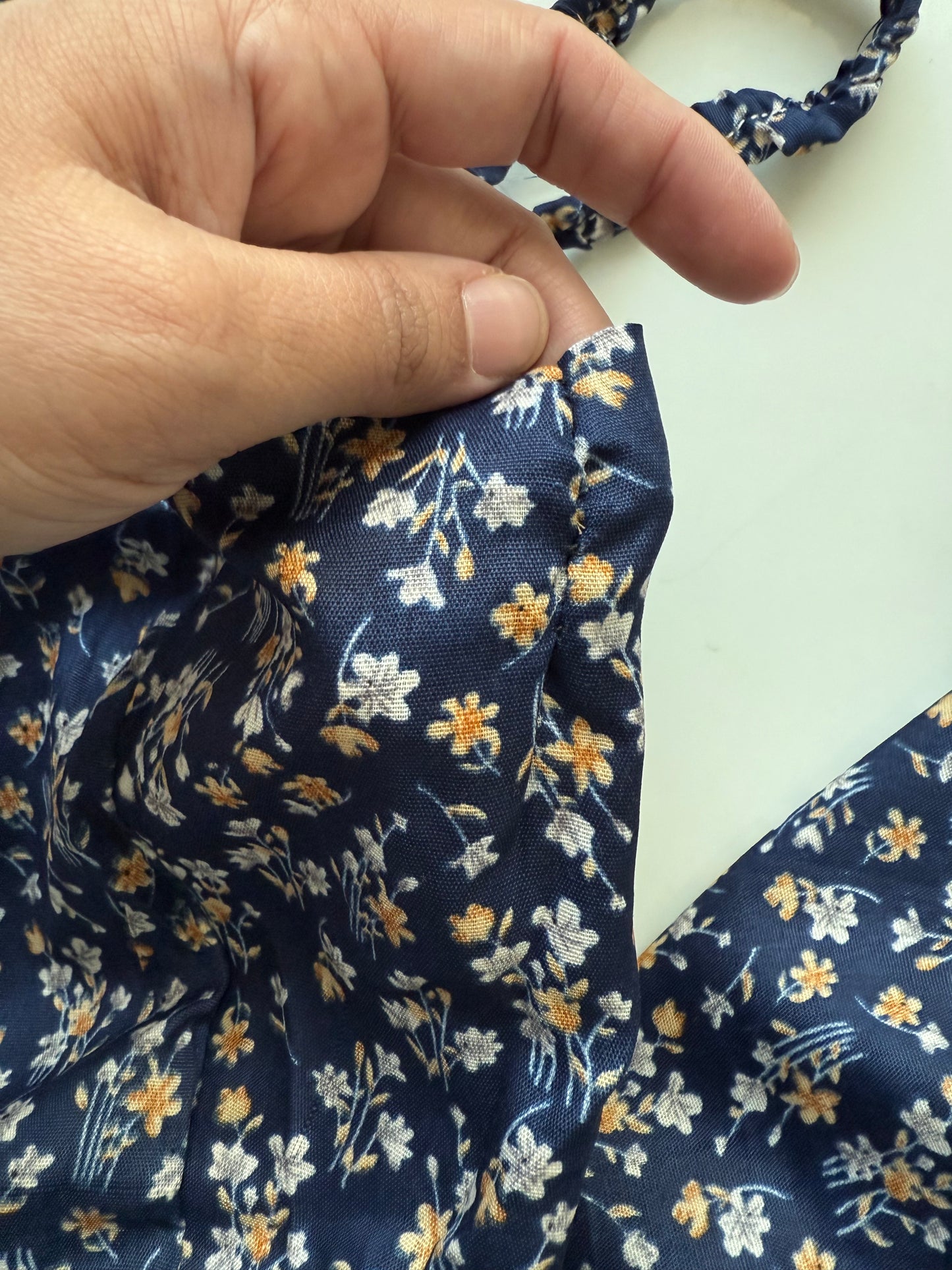 Blue Printed Prayer Chaddar Online UAE | Modest & Elegant | The M Essentials