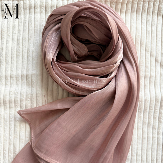 Red Violet Silk Hijabs Online UAE | Elegant & Luxurious | The M Essentials