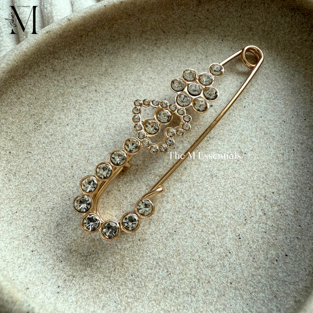 Elegant Brooch Pins for Scarves – Pearl & Crystal Designs | The M Essentials