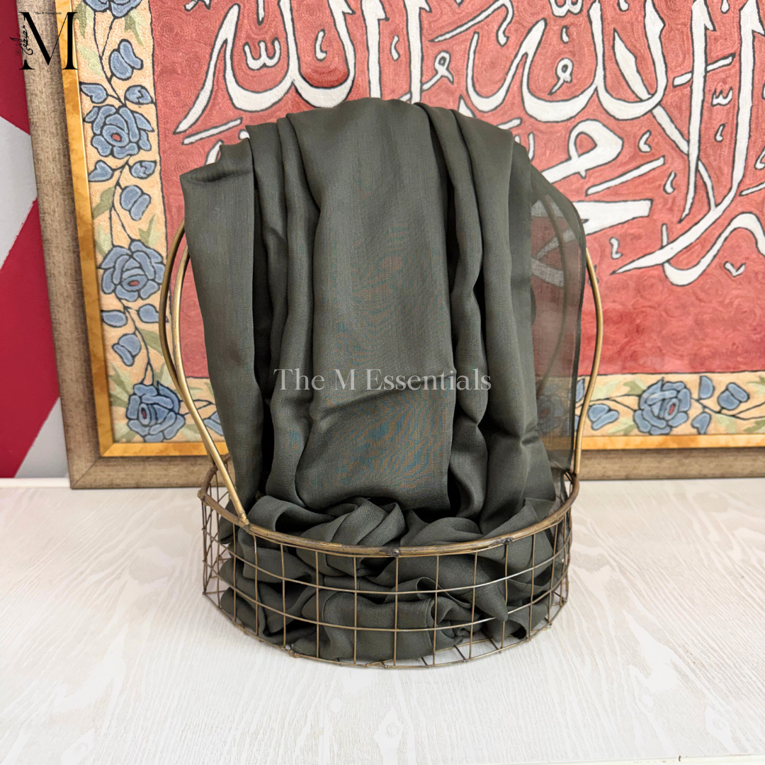 Fern Green Modal Hijab XL