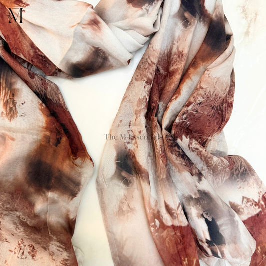 Printed Modal Hijab - Dry Ferns