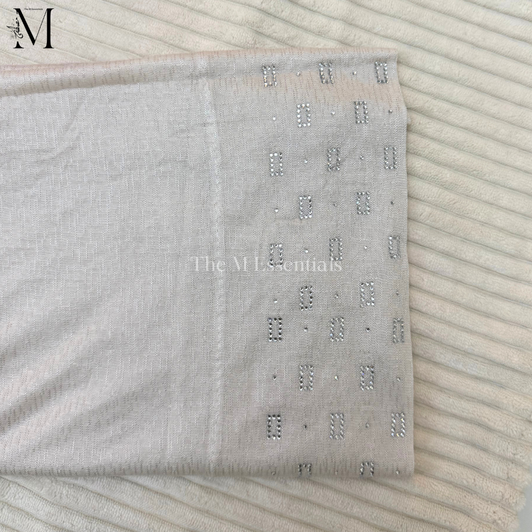 Pull-Up Jersey Hijab - Cream