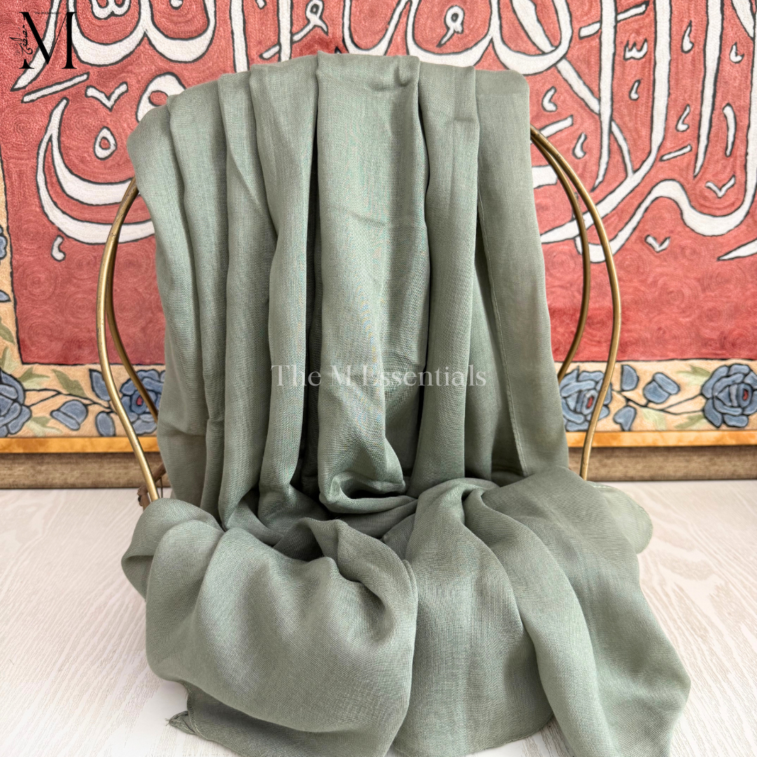 Turtle Green Modal Hijab XL