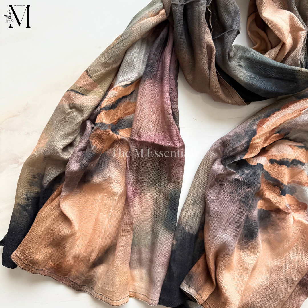 Printed Modal - Watercolor