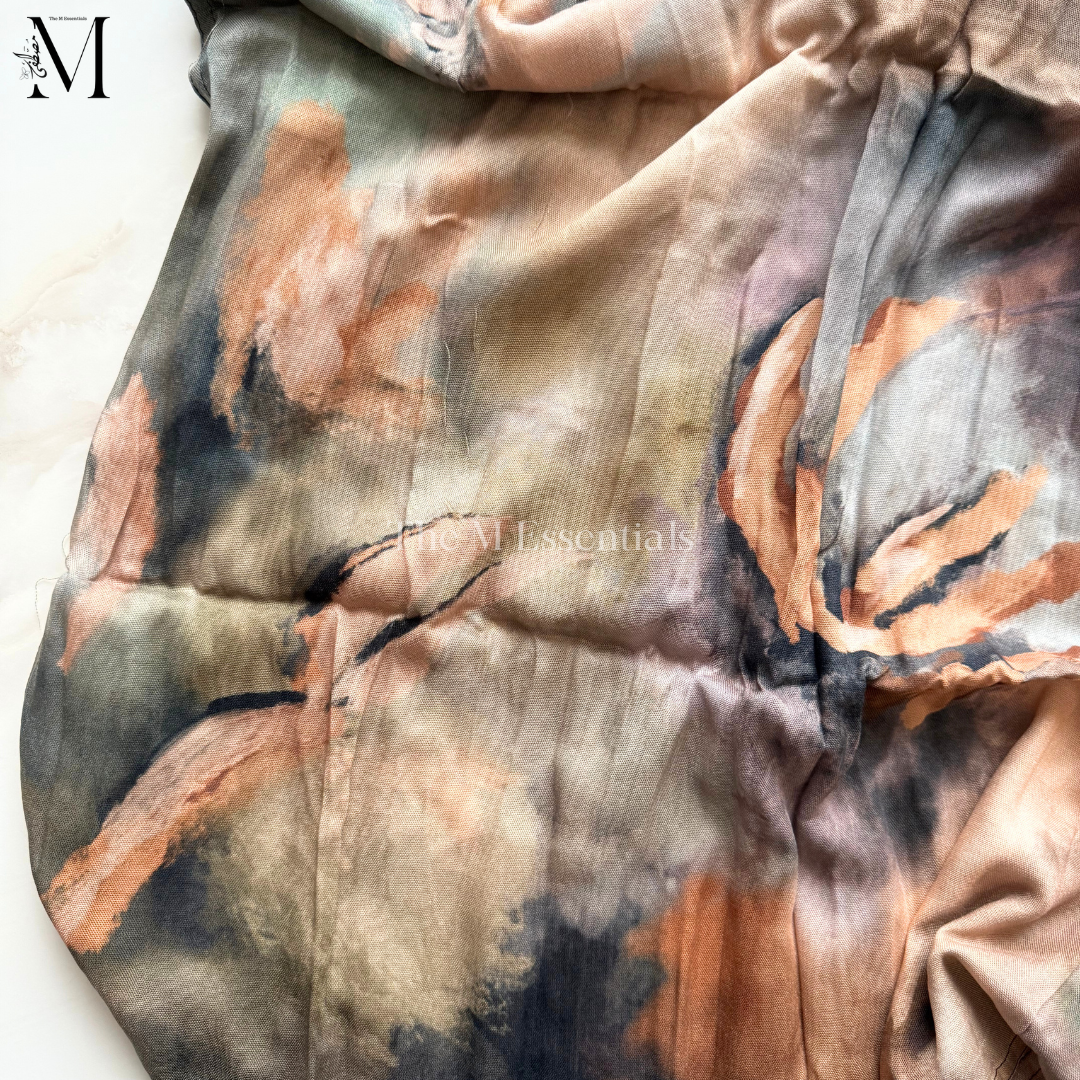 Printed Modal - Watercolor