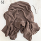 Stonework Cotton Hijab | Cedar Brown