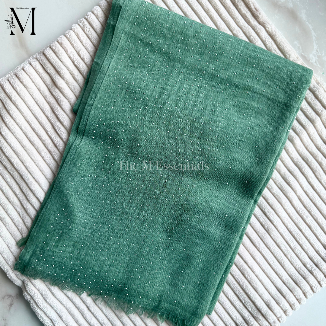 Mint Green Cotton Stonework | The M Essentials