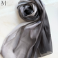 Black Silk Ombre Hijab | The M Essentials