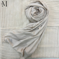 Beige Ribbed Jersey Hijab by The M Essentials