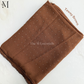 Stonework Cotton Hijab | Tawny Brown