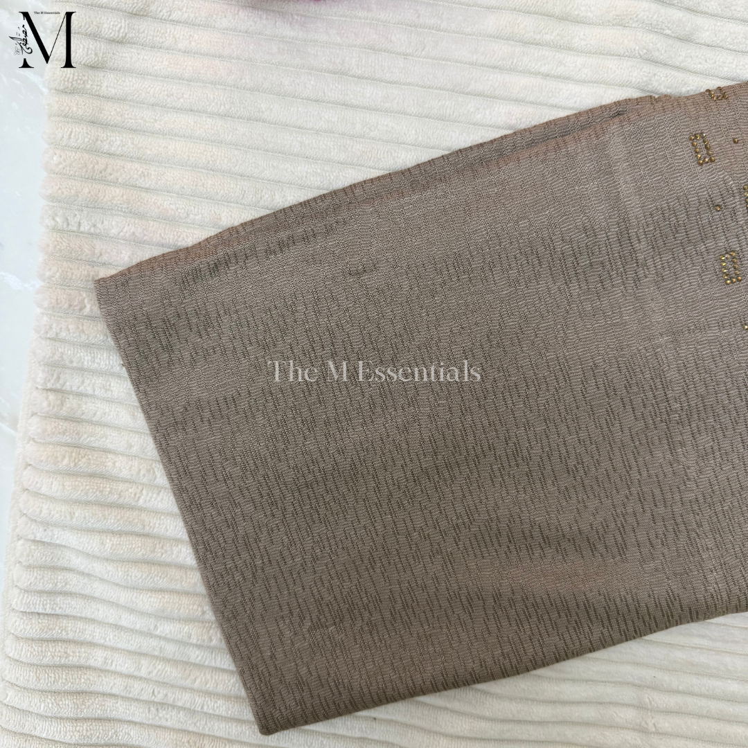 Pull-Up Jersey Hijab - Light Brown