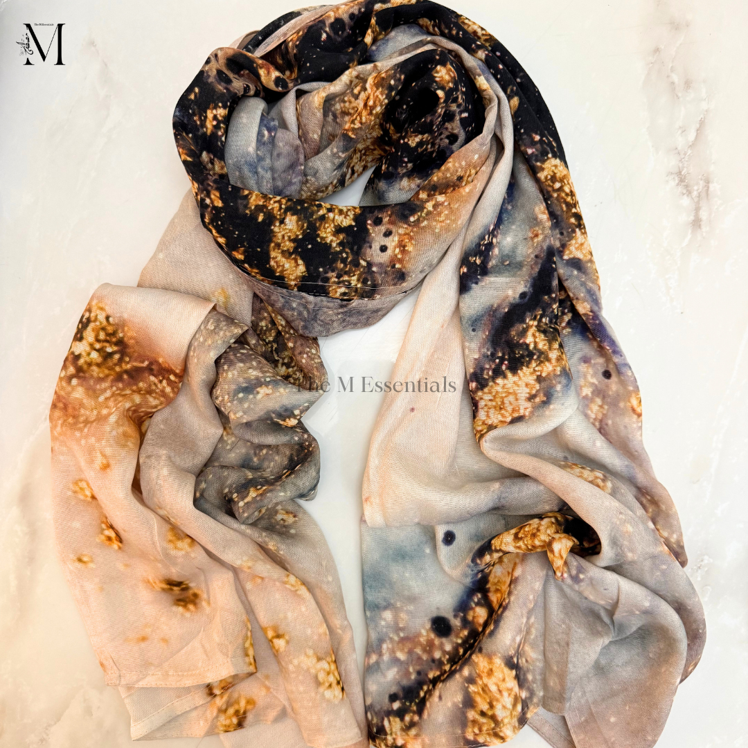 Printed Modal Hijab - Galaxy