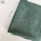 Stonework Cotton Hijab | Sea Green