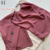 Dusty Rose pink niqab hijab set