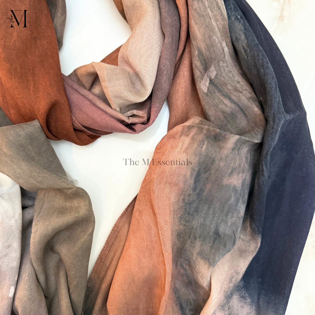 Printed Modal Hijab - Volcano