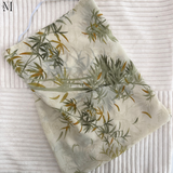 Beige Floral Chiffon Niqab UAE