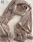 Satin Silk Hijab - Light Brown