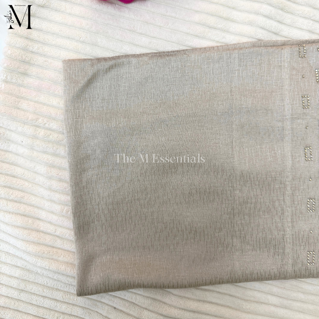 Pull-Up Jersey Hijab - Light Tan