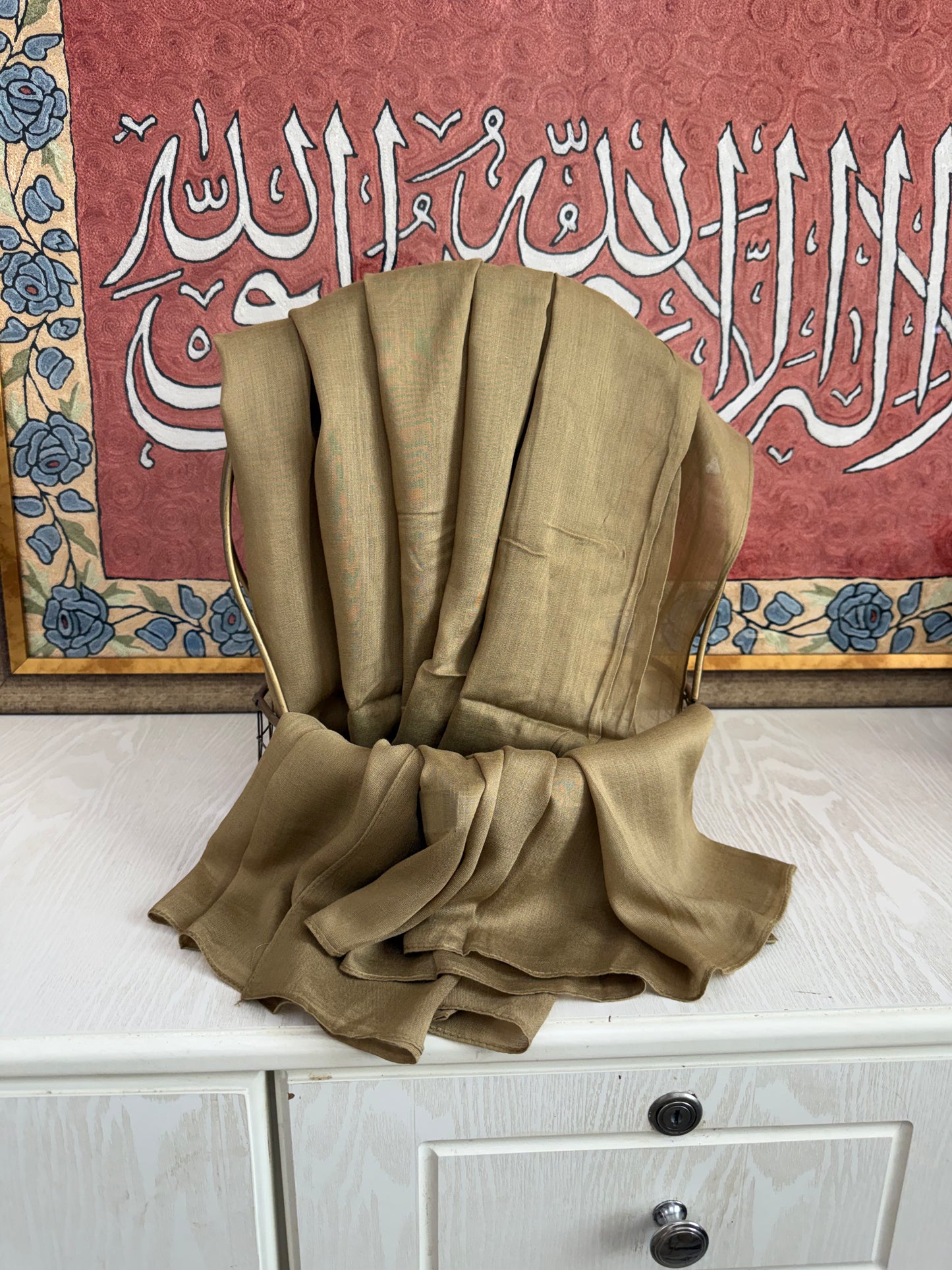 Moss Green Modal Hijab XL