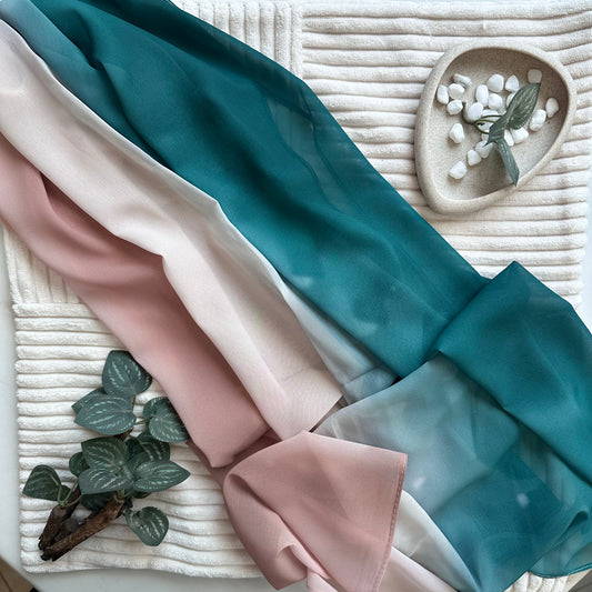 Ombre Chiffon Hijab