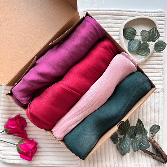 Set of Silk Hijabs