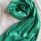Green Ribbed Jersey Hijabs Online UAE | Stretch & Comfort | The M Essentials