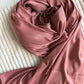 Tea Pink Ribbed Jersey Hijabs Online UAE | Stretch & Comfort | The M Essentials