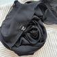 Black Premium Powder Chiffon Hijab – Elegant & Timeless | Made in Indonesia