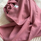Dusty Pink Premium Powder Chiffon Hijab – Modern & Graceful | Made in Indonesia