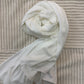 White Ribbed Jersey Hijab by The M Essentials