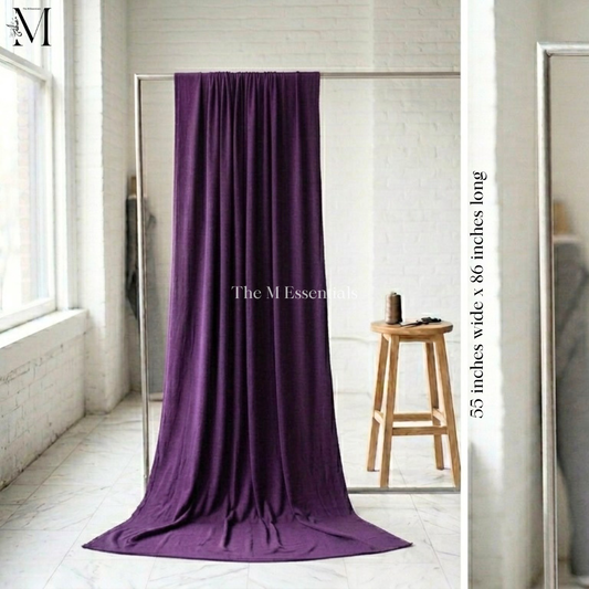 Purple Big Cotton Jersey Hijab
