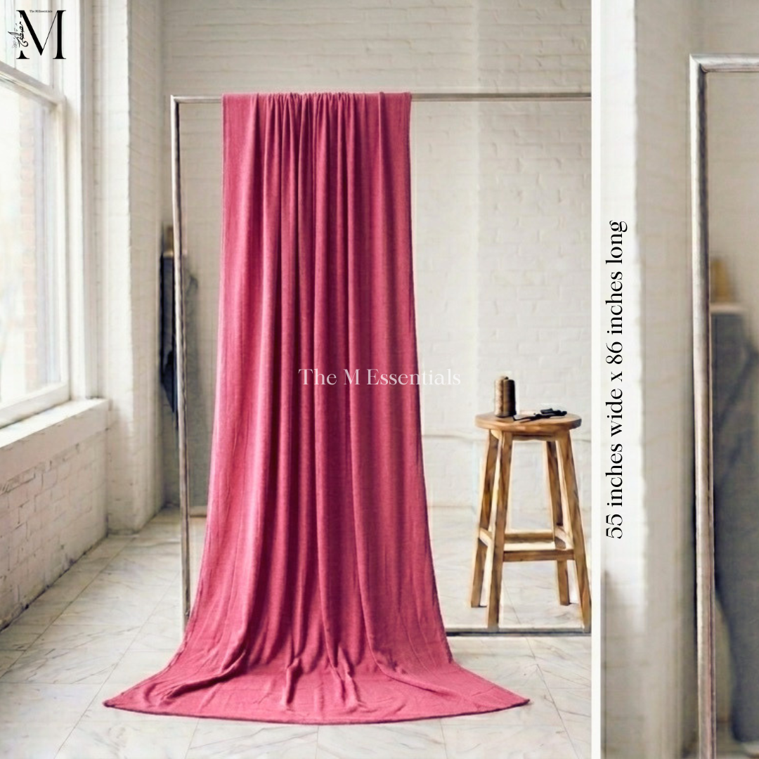 Thulian Pink Big Cotton Jersey Hijab