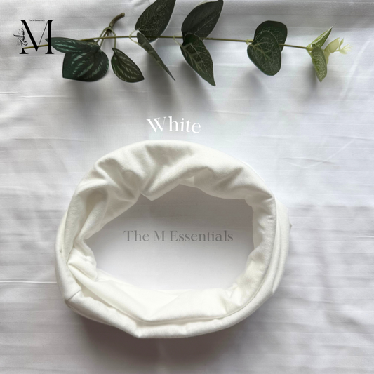 White Under Cap