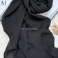 Soft chiffon hijab lightweight no iron scarf for women