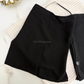 Black Hijab and Niqab Set in Soft Chiffon Fabric