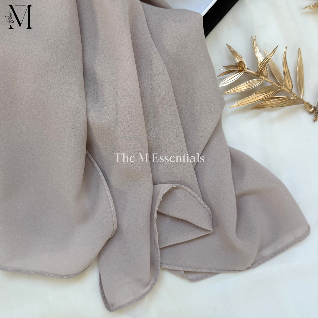 Soft chiffon hijab lightweight no iron scarf for women