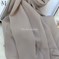 Soft chiffon hijab lightweight no iron scarf for women