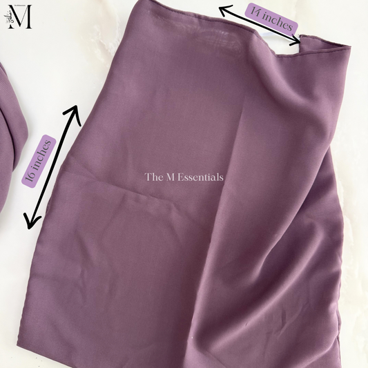 Dark Purple Niqab Set
