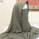 Sage Green Niqab Hijab Set