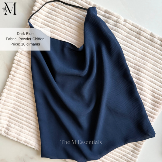 Dark Blue Chiffon Niqaab