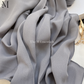 Soft chiffon hijab lightweight no iron scarf for women
