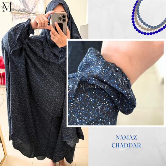 Blue Prayer Chaddar Online UAE | Modest & Elegant | The M Essentials